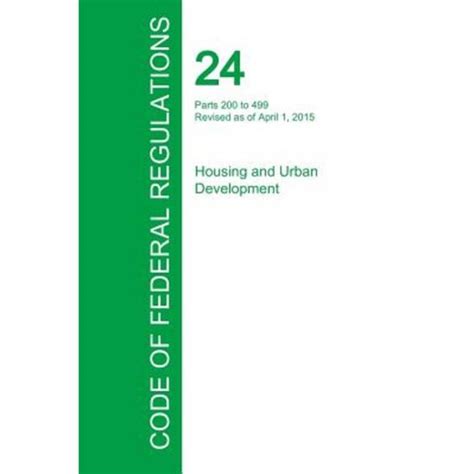 code of federal regulations title 24.